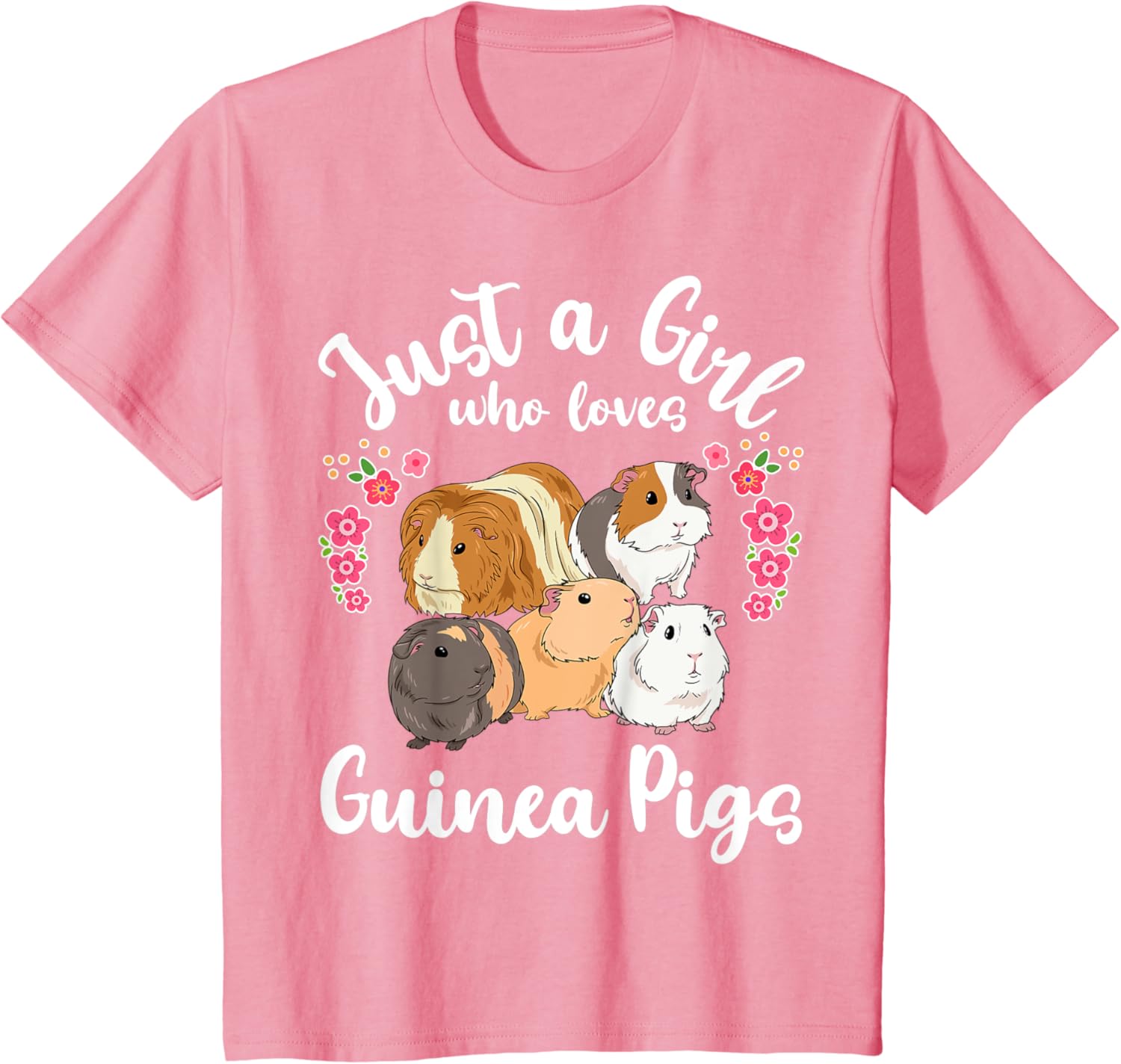 Kids Guinea Pig Just a Girl Who Loves Guinea Pigs TShirt